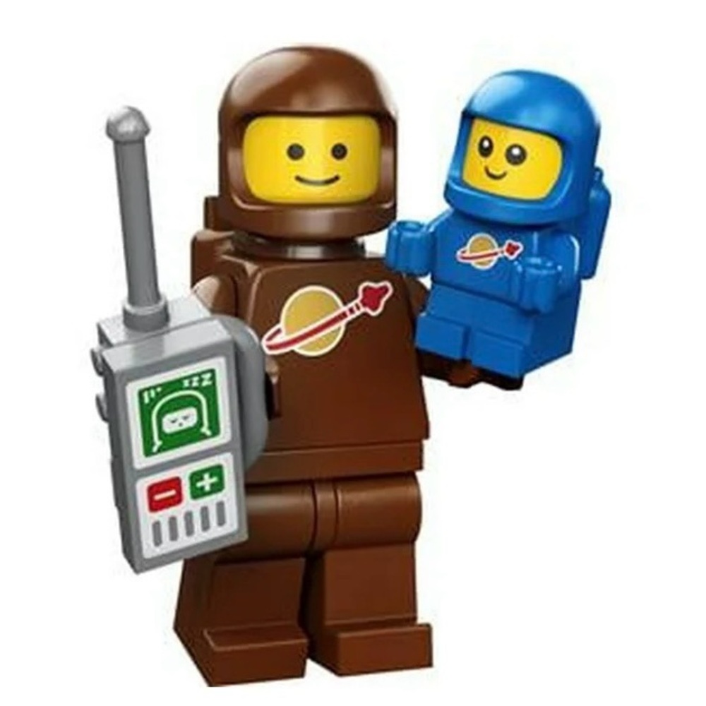Brown Astronaut w/ Space Baby LEGO Minifigures Series 24 #71037 - Complete